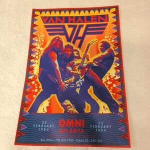2/$10 Van Halen Concert Canvas Poster